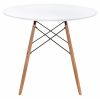 Стол деревянный Table 80 white - wood - 5
