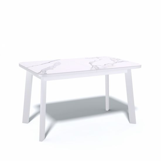 Стол KENNER AA1200 белый-керамика мрамор белый