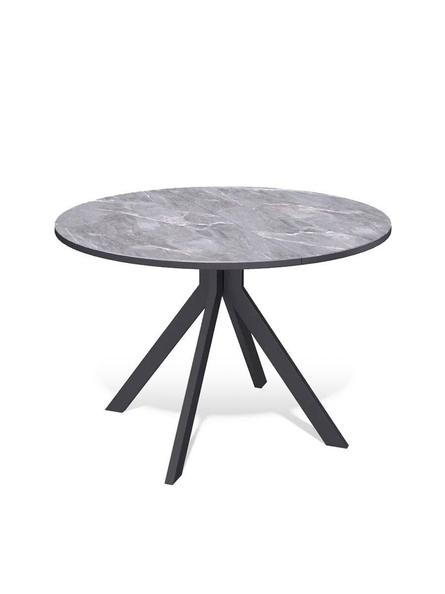 Стол KENNER AR1000 черный-керамика светло-серая