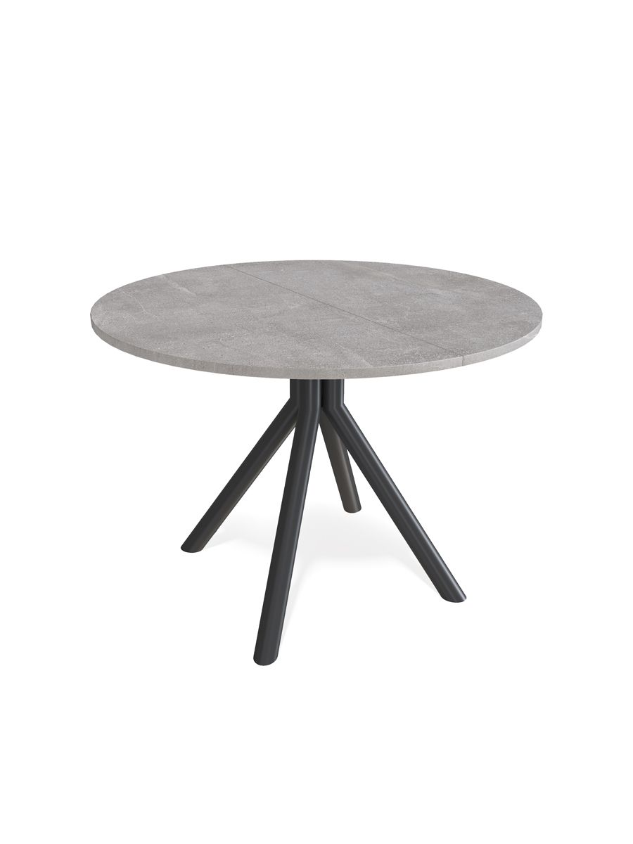 Стол KENNER AR1000 черный-мрамор светло-серый