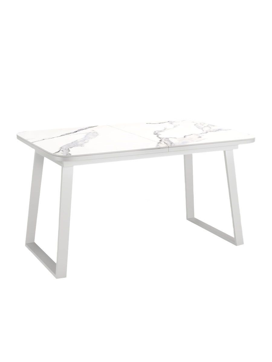 Стол KENNER AZ1200 белый-керамика мрамор белый