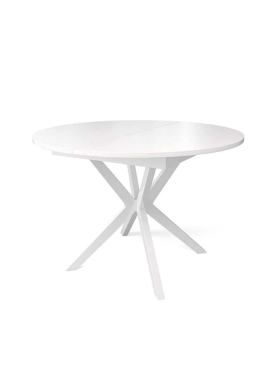 Стол KENNER B1100 белый-стекло белое сатин