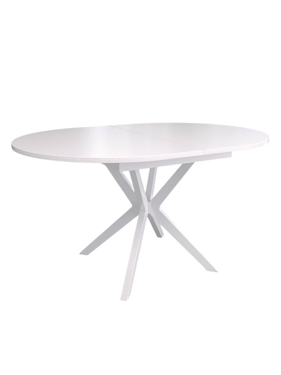 Стол KENNER B1300 белый-стекло белое сатин