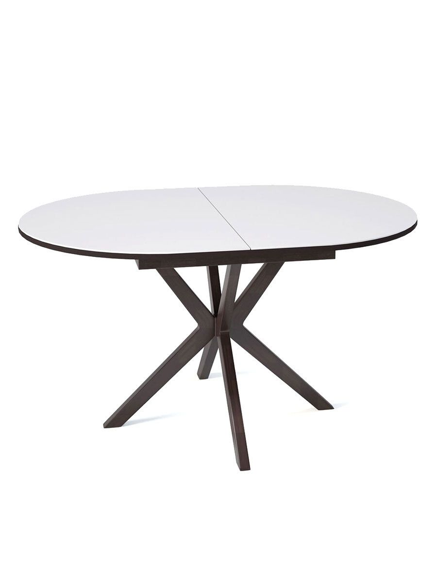 Стол KENNER B1300 венге-стекло белое сатин