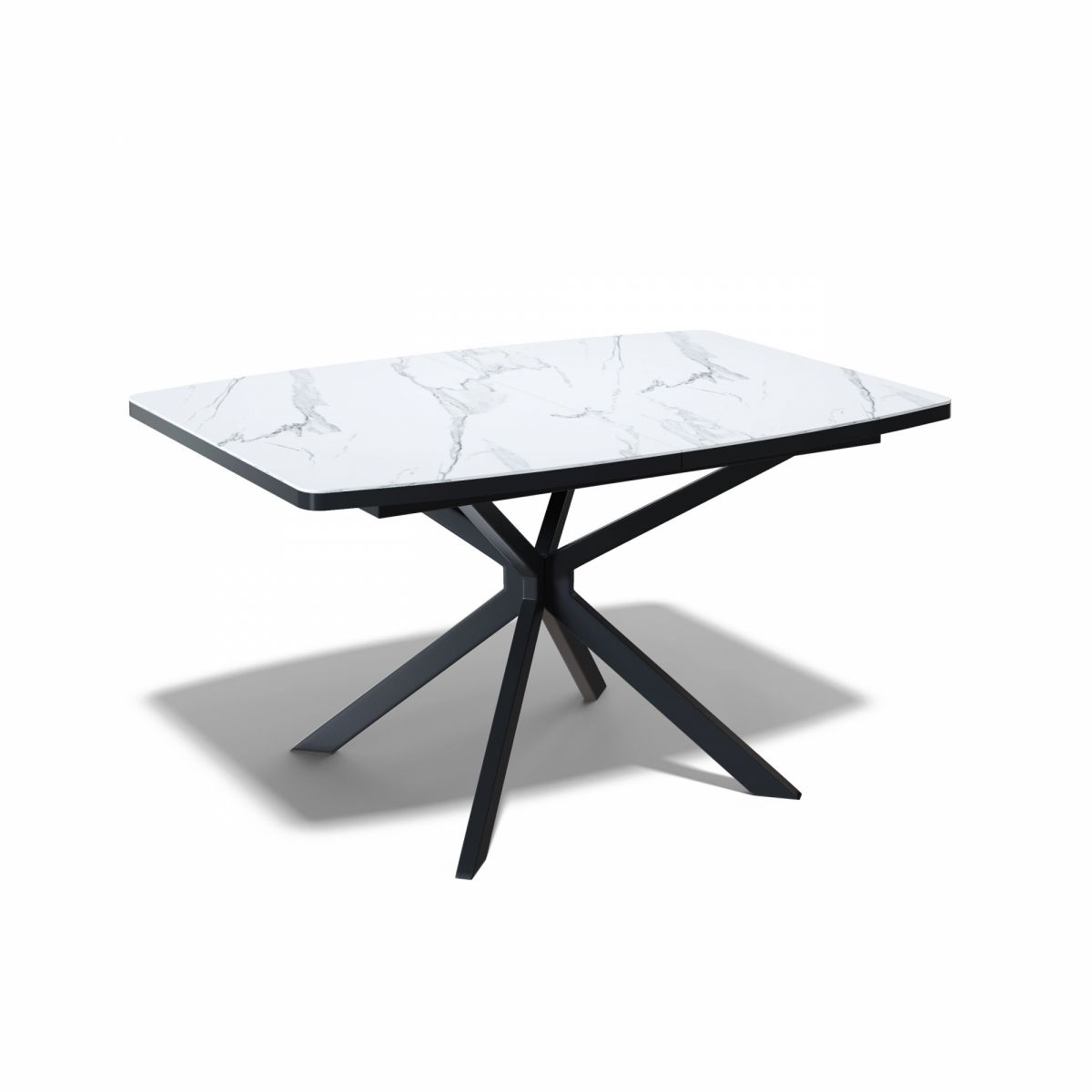 Стол KENNER BR1200 черный-GLORIA WHITE