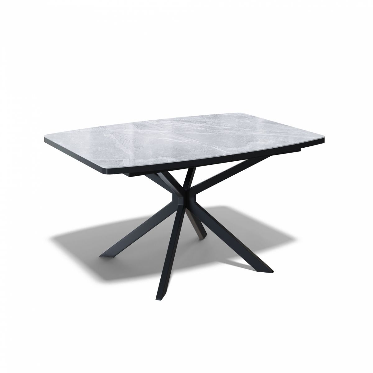 Стол KENNER BR1300 черный-керамика ITALIAN MIDDLE GRAY