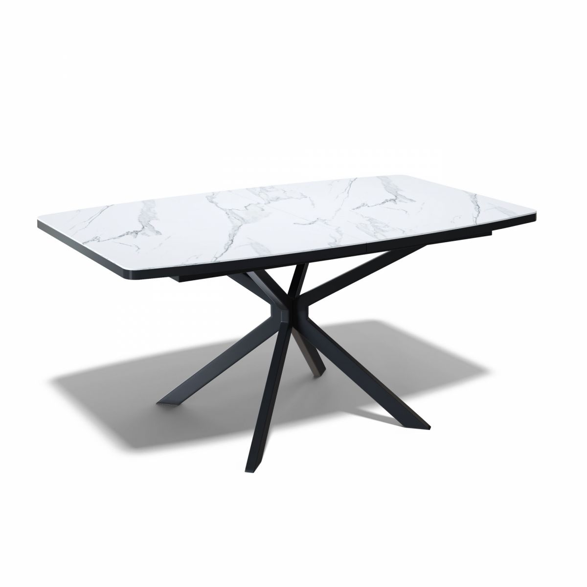 Стол KENNER BR1400 черный-GLORIA WHITE