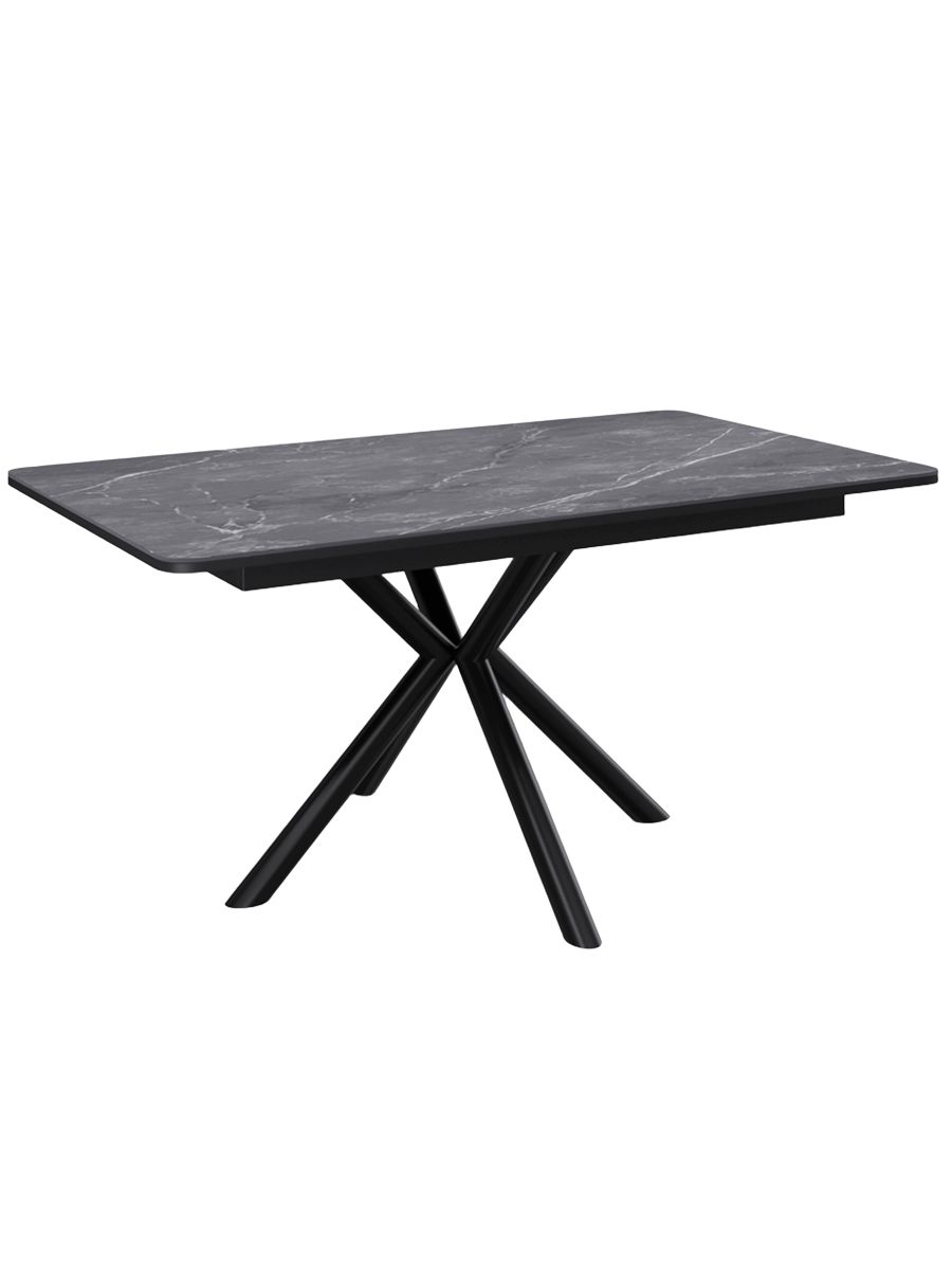 Стол KENNER DM1550 черный-керамика черная