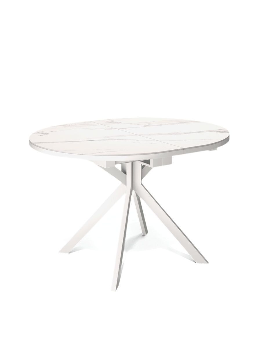 Стол KENNER DO1100 белый-керамика мрамор белый