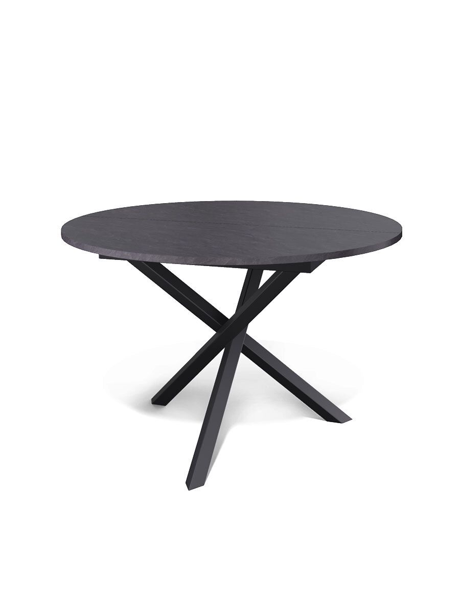 Стол KENNER DR1100 черный-сланец черный