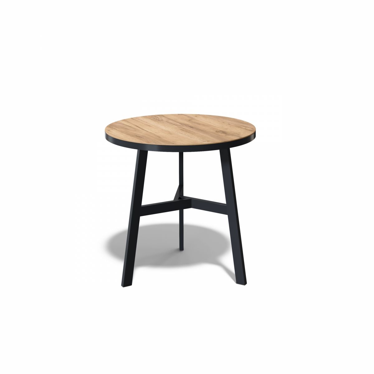 Стол KENNER ER750 черный-дуб крафт золотой