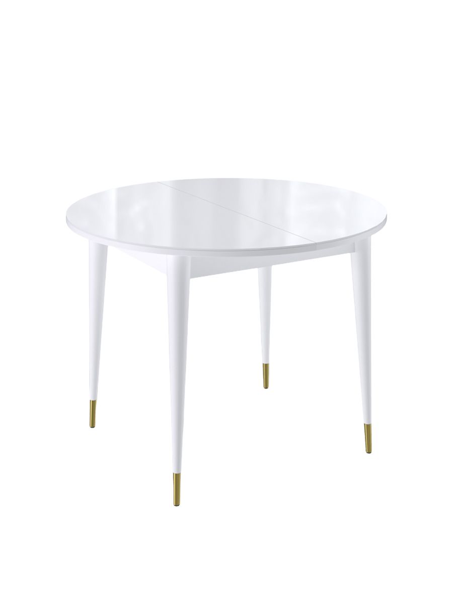 Стол KENNER K1000 белый-стекло белое