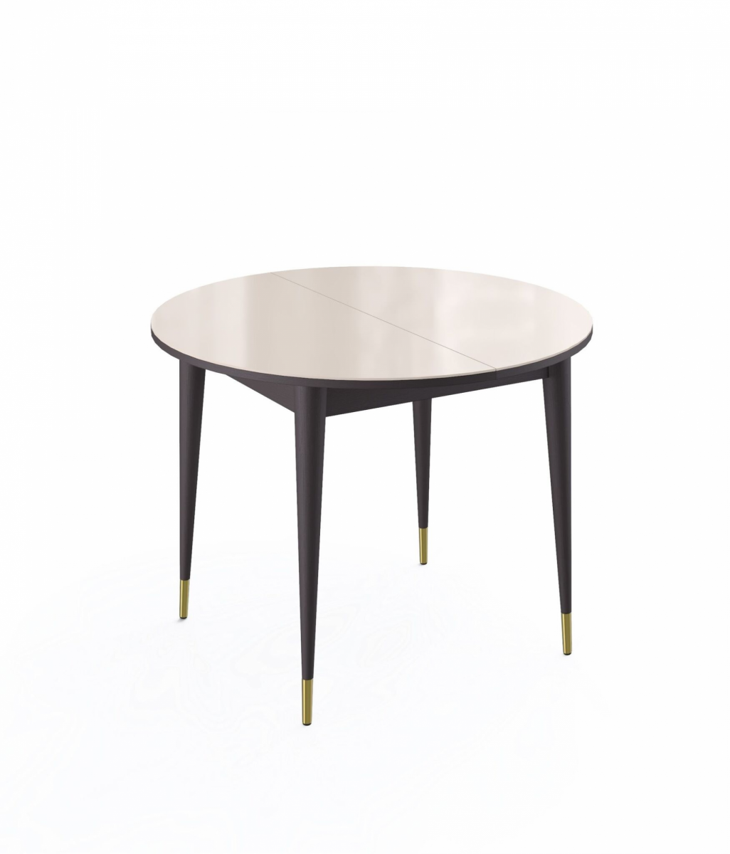 Стол KENNER K1000 венге-стекло крем сатин