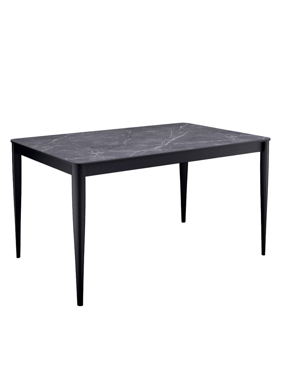 Стол KENNER KS1400 черный-керамика мрамор черный