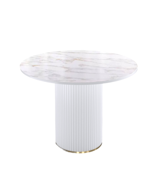 Стол Kenner LD900, белый-керамика мрамор белый глянец