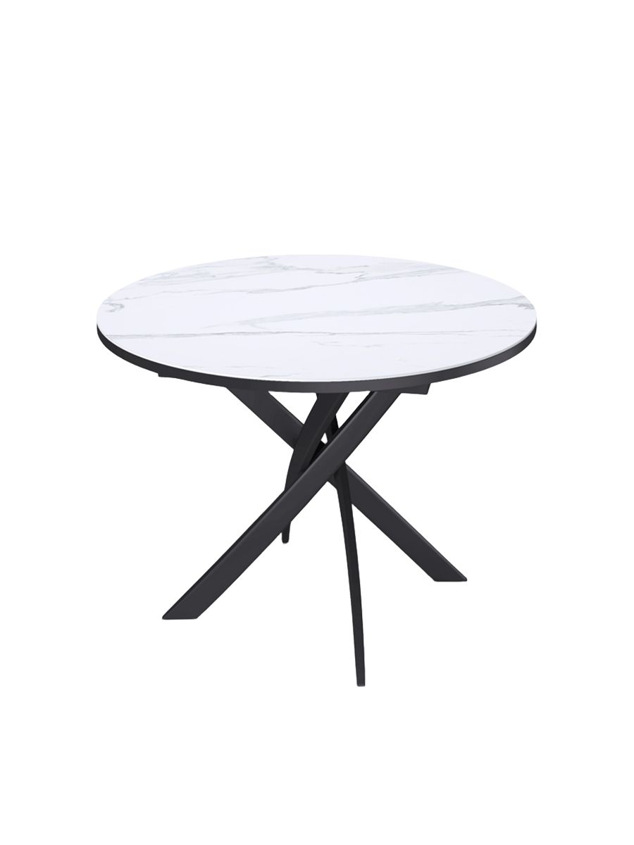 Стол KENNER R900 черный-керамика белая