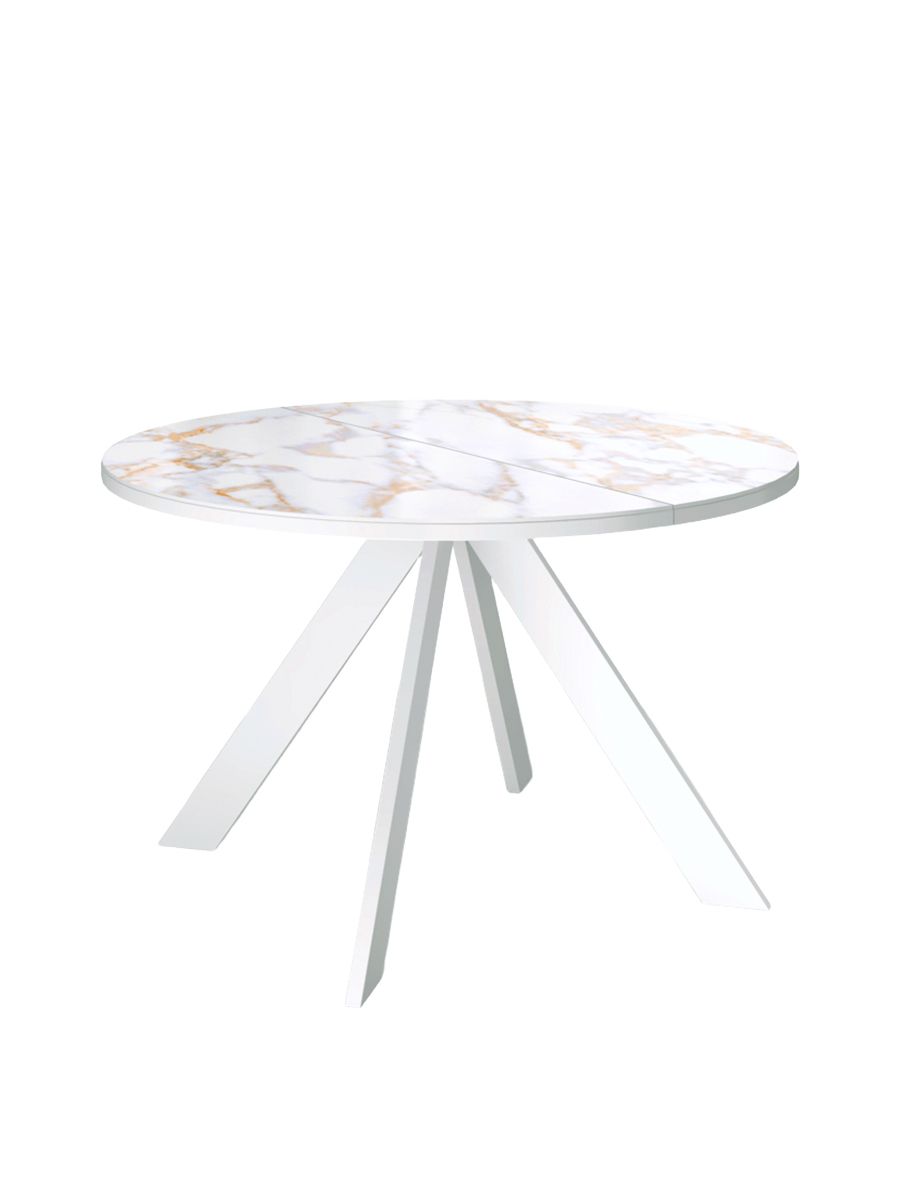 Стол KENNER RL1100 белый-керамика белая глянец