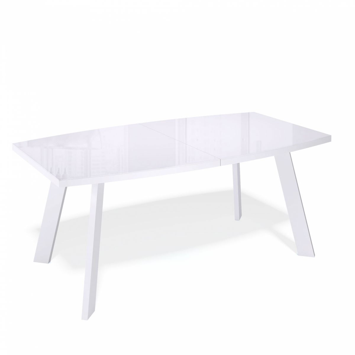 Стол KENNER SL1600 белый-стекло белое сатин