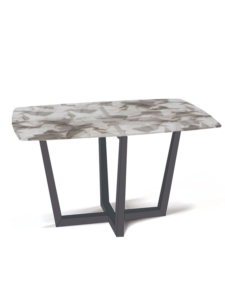 Стол KENNER X1400 венге-стекло триплекс листья