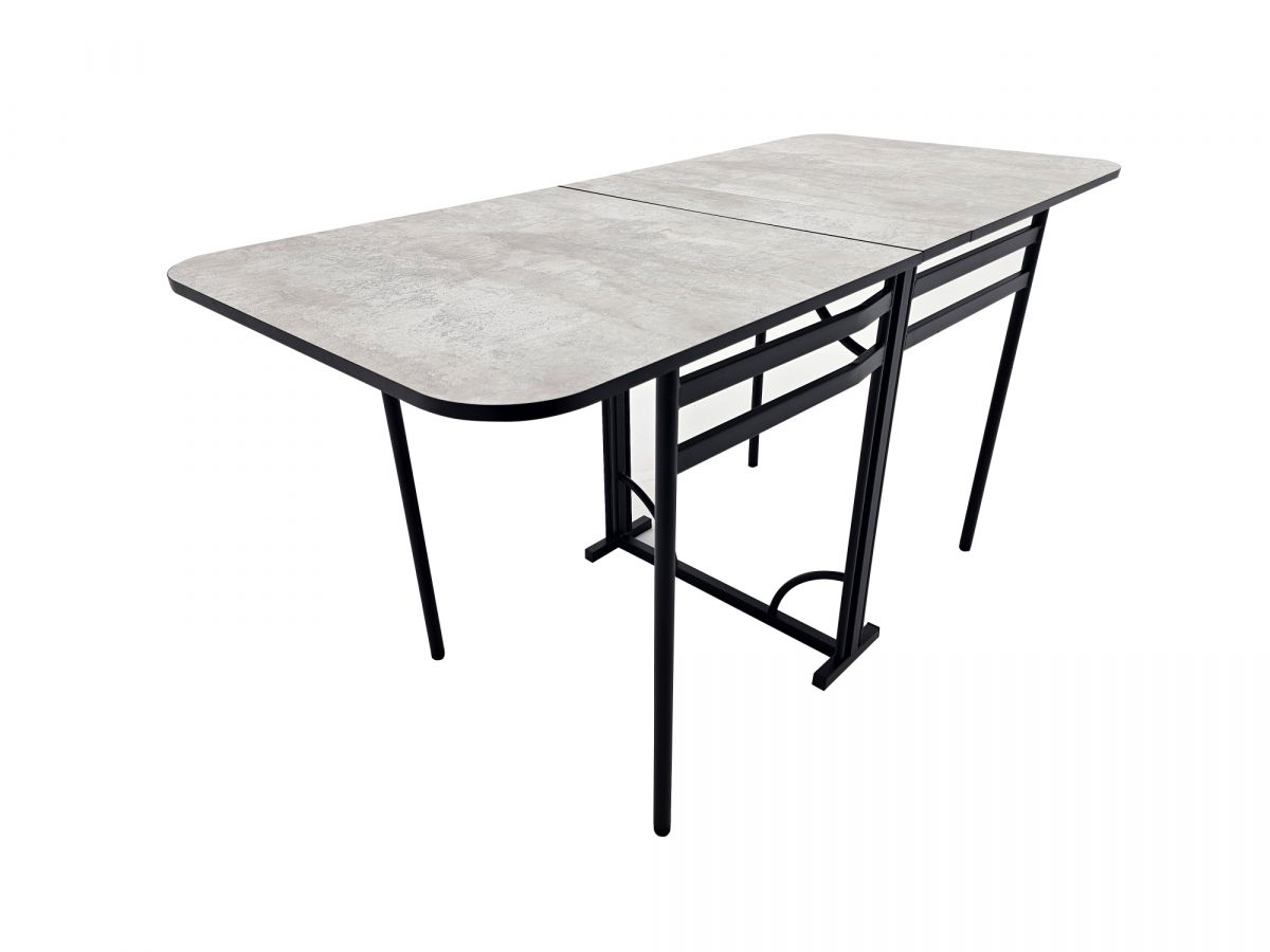 Стол-книжка Искра, Цемент, Черный муар