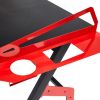 Стол Cyber-3 черно-красный-black-red - 5