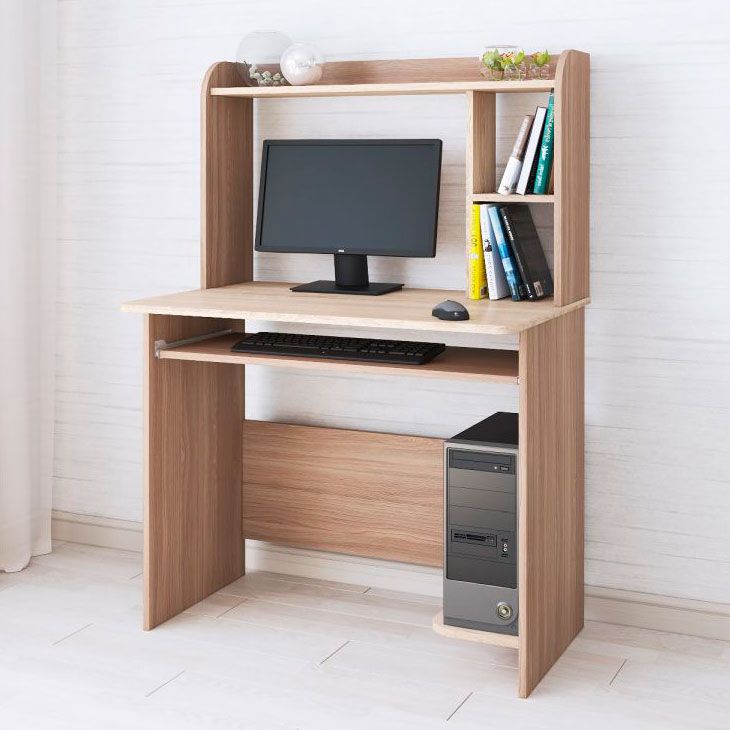 Стол компьютерный Грета-2 (1300х900х600) ясень шимо-дуб сонома