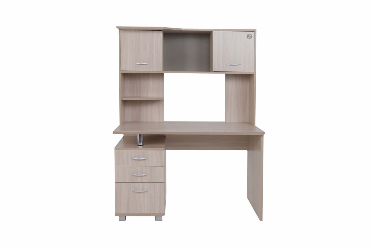 Стол компьютерный МАКСИМ-1, Ясень Шимо Светлый