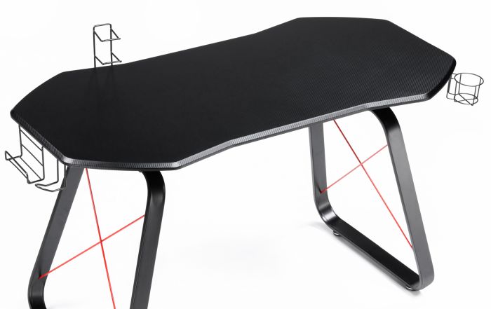 Стол Koni black - red