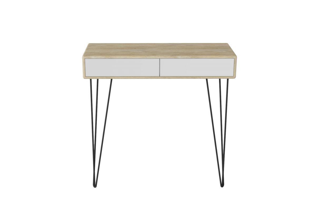 Стол-консоль Калифорния Телфорд дуб сонома-белый