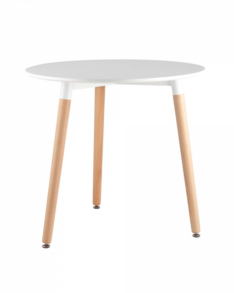 Стол круглый EAMES DST NEW D80 белый