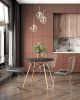 Стол круглый EAMES DSW NEW D=80 черный - 4