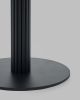 Стол круглый Фризбин D90, столешница МДФ сегни темный, основание металл черный - 6