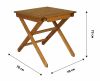 Стол квадратный раскладной Дятел арт.G-001-OAK - 14