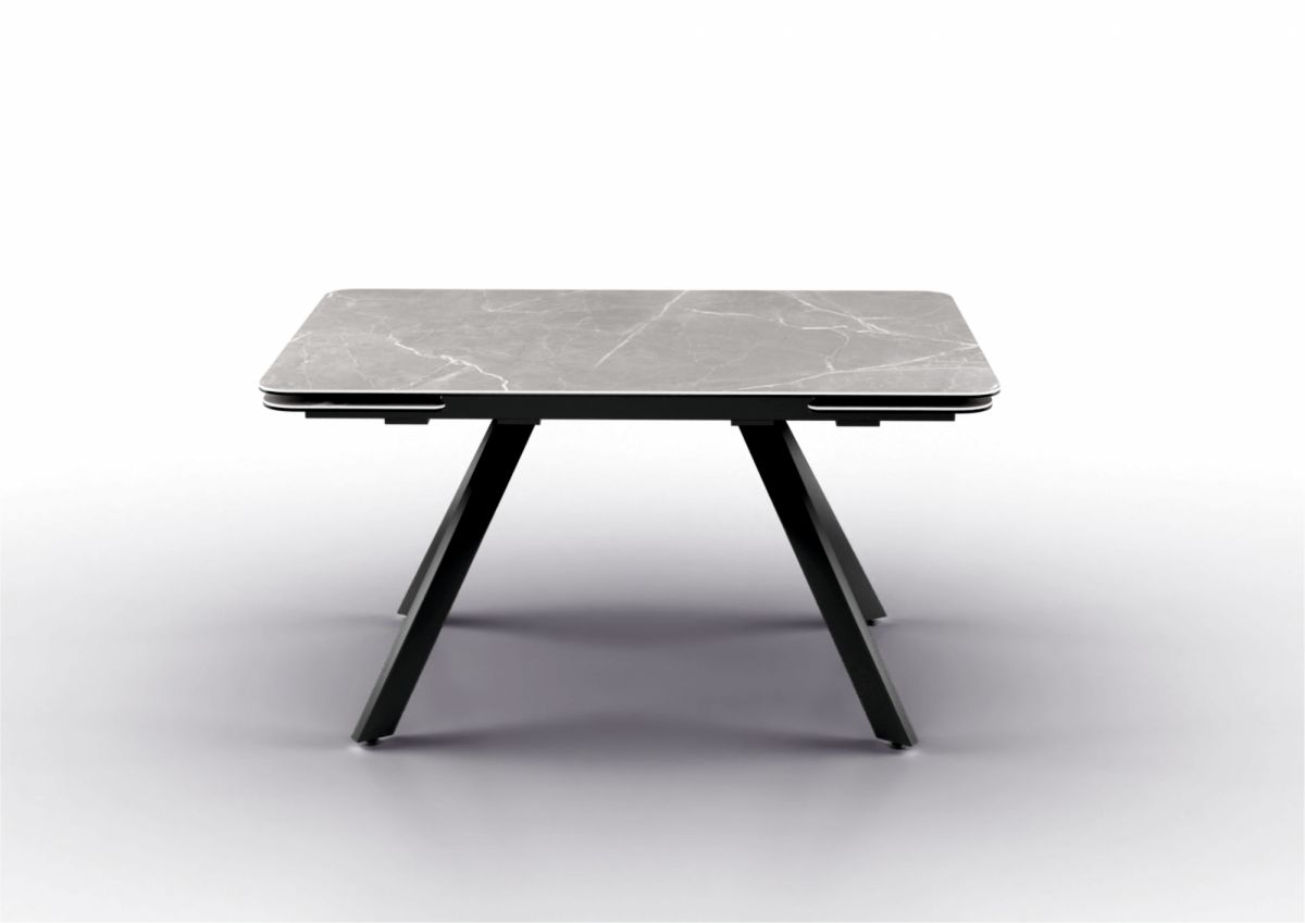 Стол Леон NEW, Керамогранит, Черный |