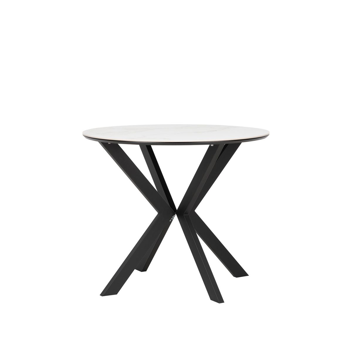 Стол Leset Хокку Чёрный, Белый мрамор