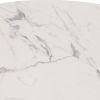 Стол MANZANA ЛДСП-HPL-металл, 100 х 100+30 х 75 см, Мрамор светлый-белый - 9