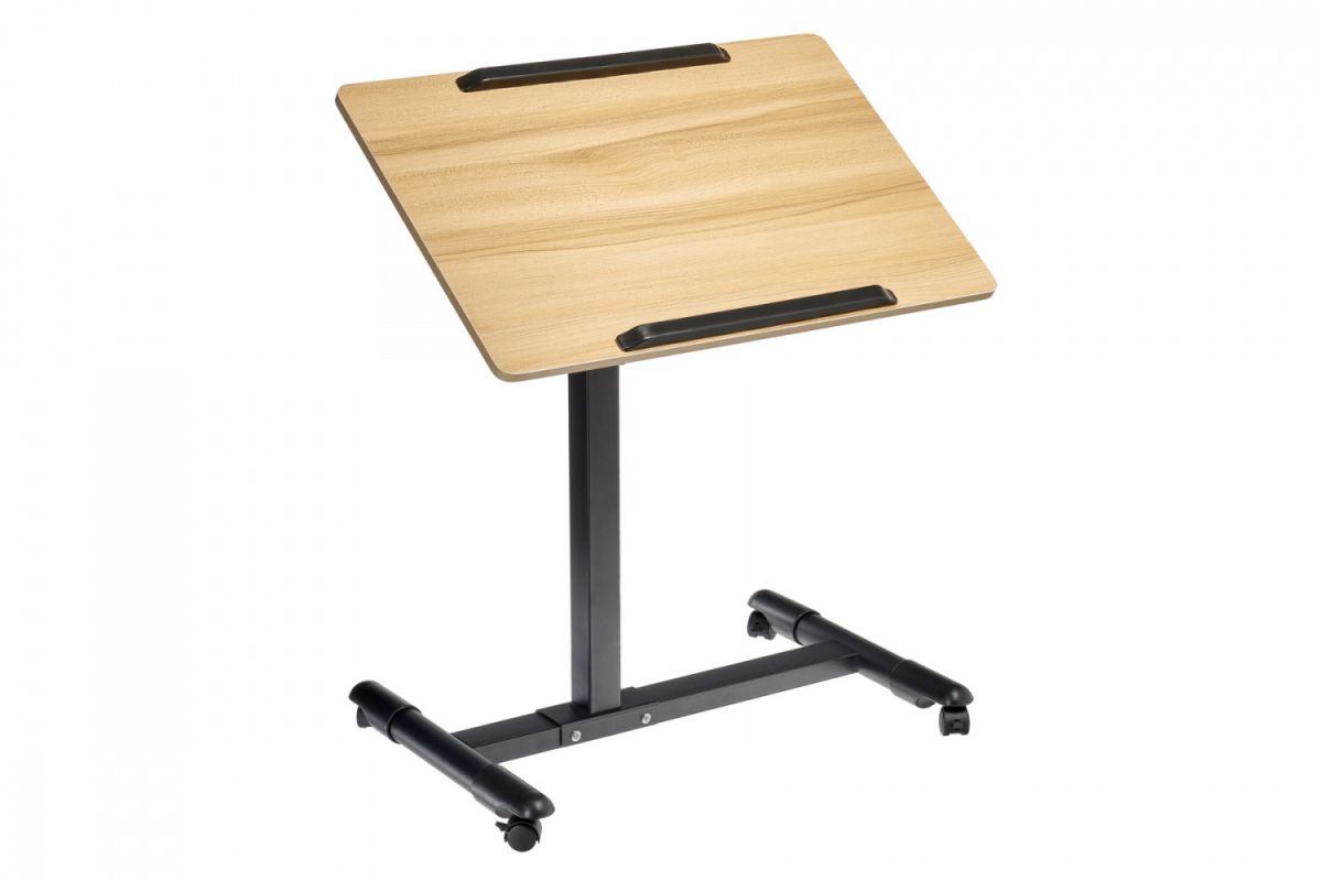 Стол многофункциональный на колёсах, 60x40 см, «РОЛЛИНГ»1 ножка, регул.высота, наклон столешницы, ог