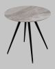 Стол Ники круглый столешница керамика Italian light grey 800 - 3