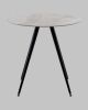 Стол Ники круглый столешница керамика Italian light grey 800 - 4