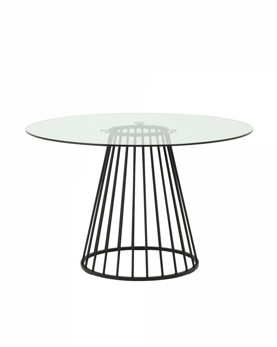 Стол обеденный Ливерпуль 120х120 стекло