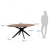 Стол обеденный Naanim 180x110см - 14