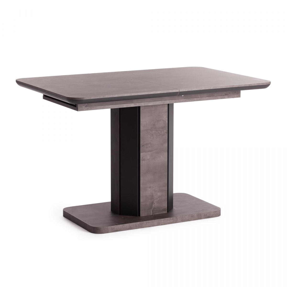 Стол обеденный SKAT ЛДСП-МДФ, 120-160х80х75 см, Оникс-Графит