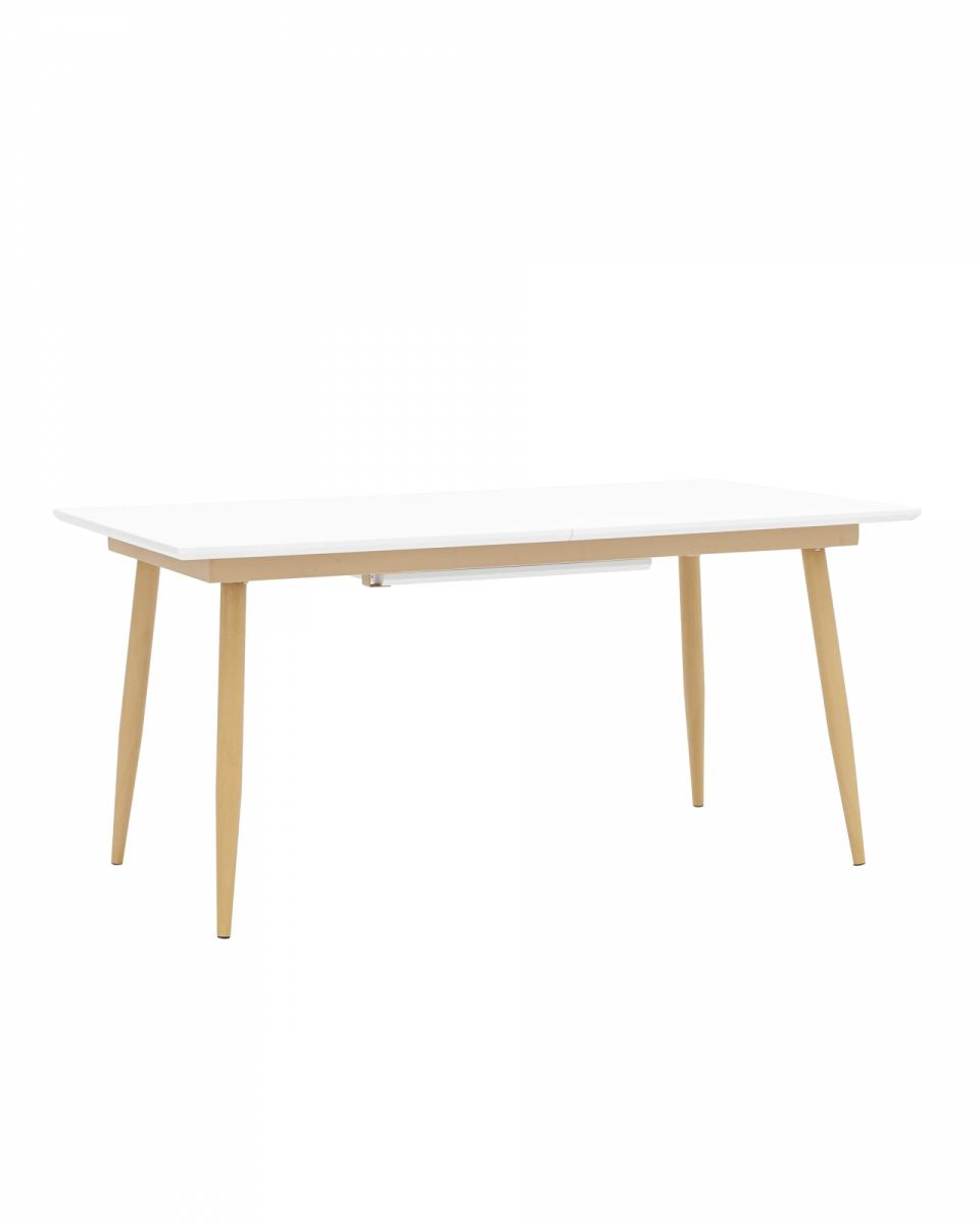 Стол обеденный Стокгольм раскладной 160-220х90 белый