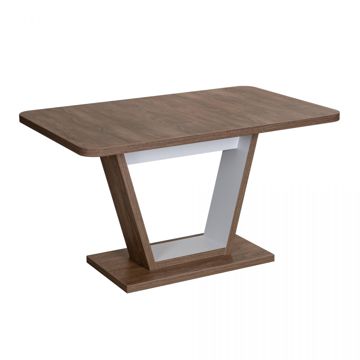 Стол обеденный VOX раздвижной ЛДСП, 132-172x85x75,5 см, Дуб артисан-Графит