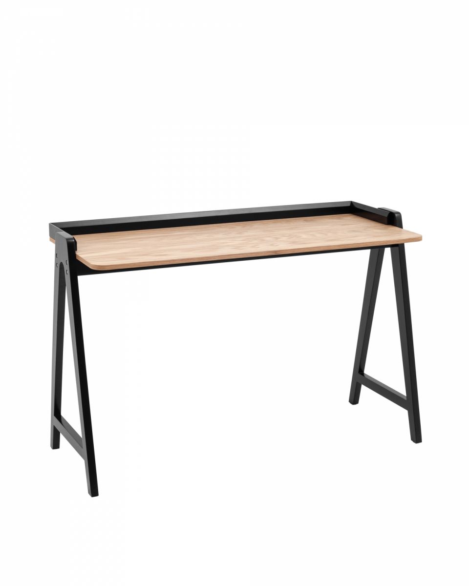 Стол письменный Pyramid 118х53 светлое дерево | черный