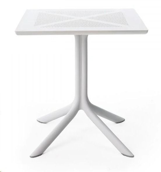 Стол пластиковый БЕЛЫЙ 80X80X75 DT955