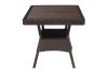Стол пластиковый Ola Dom арт.ЭП 442332 76x76см квадратный (коричневый) - 3