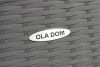 Стол пластиковый Ola Dom арт.ЭП 442349 76x76см квадратный (антрацит) - 15