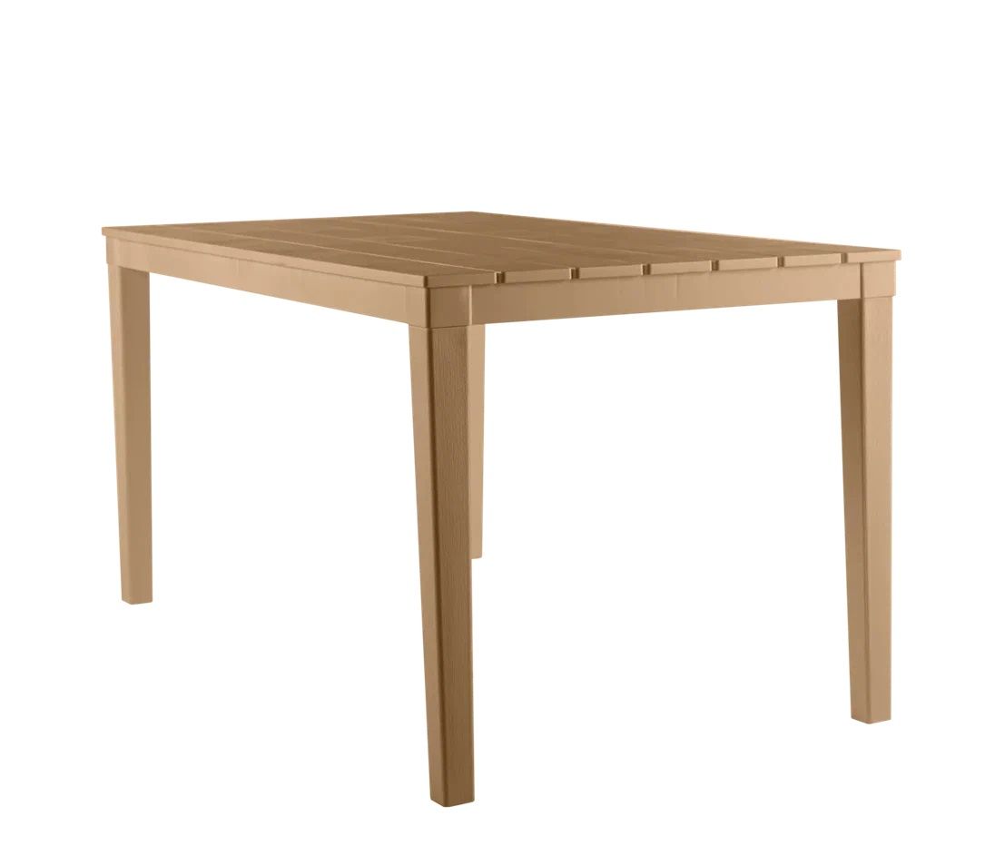 Стол пластиковый Прованс арт.3723-МТ002 прямоугольный (бежевый)