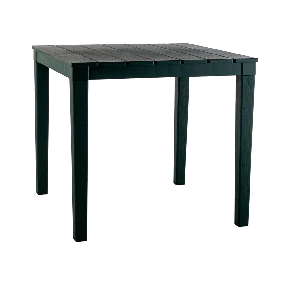 Стол пластиковый Прованс арт.ЭП 762921тз квадратный (темно-зеленый)